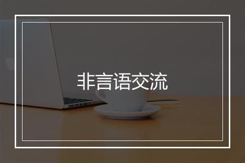 非言语交流