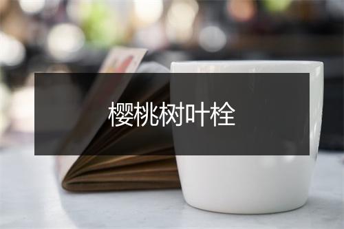 樱桃树叶栓