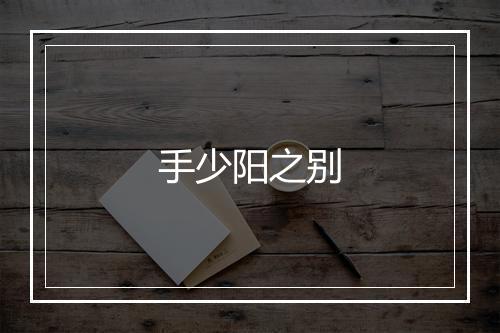 手少阳之别