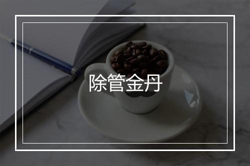 除管金丹