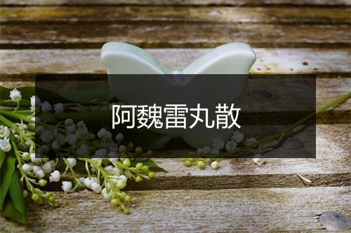 阿魏雷丸散