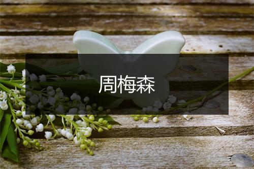 周梅森