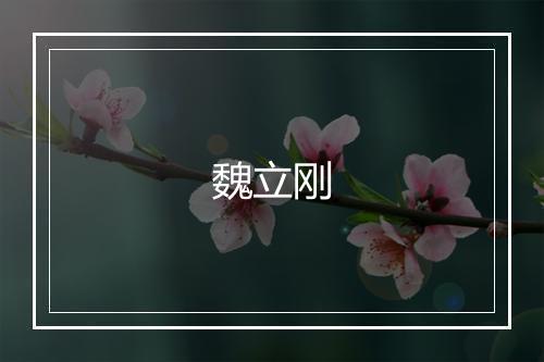 魏立刚