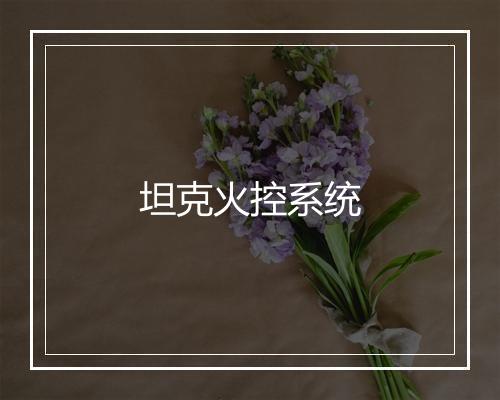 坦克火控系统