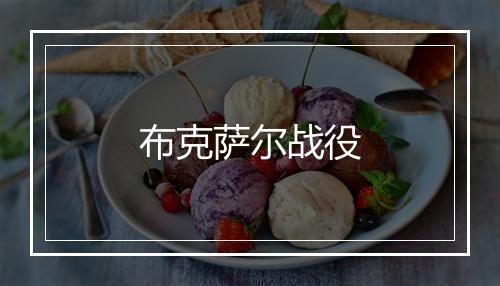 布克萨尔战役