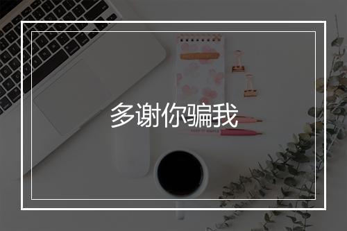 多谢你骗我