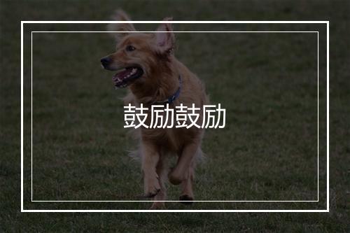 鼓励鼓励