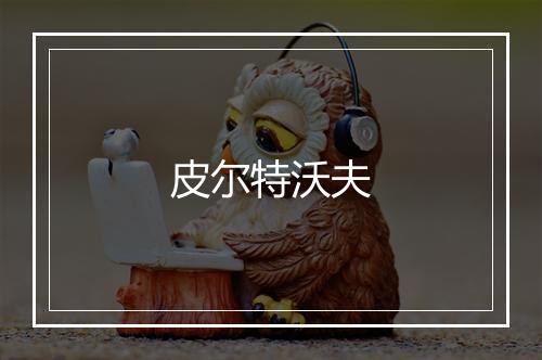 皮尔特沃夫