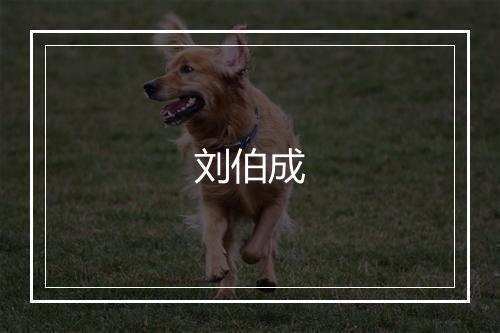 刘伯成