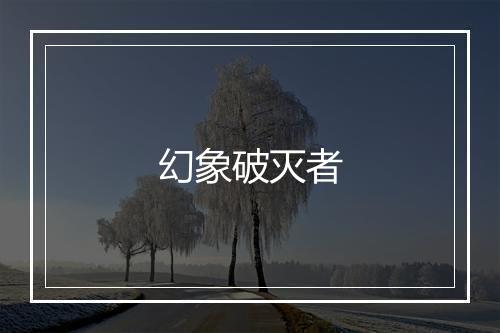 幻象破灭者