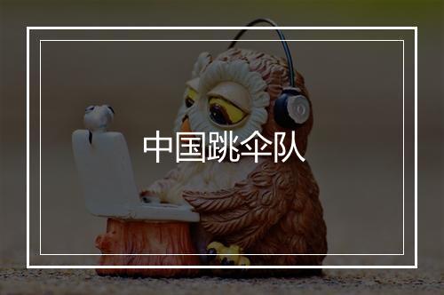 中国跳伞队