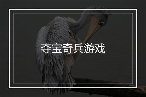 夺宝奇兵游戏