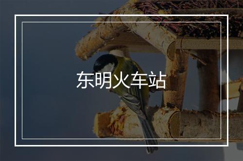 东明火车站