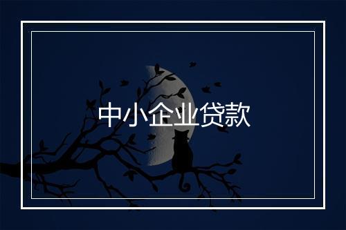 中小企业贷款