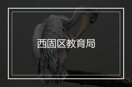 西固区教育局