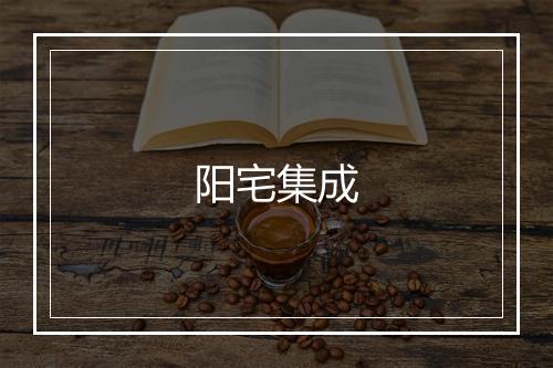 阳宅集成