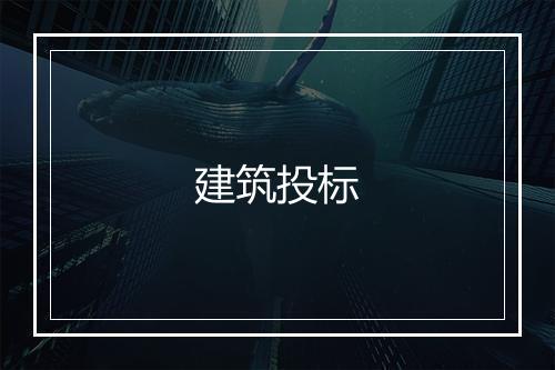 建筑投标