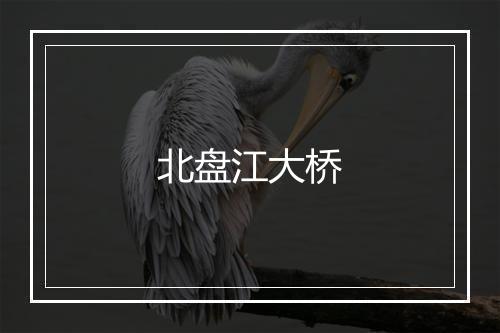 北盘江大桥