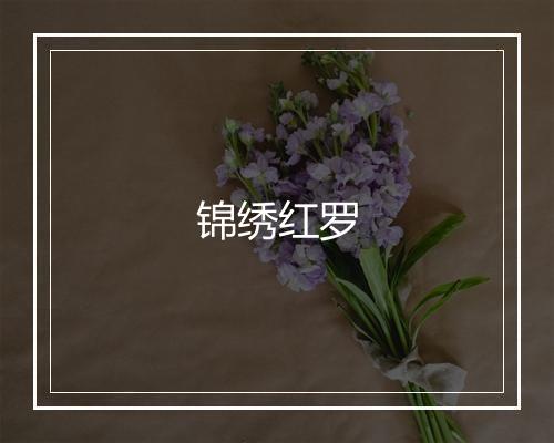 锦绣红罗