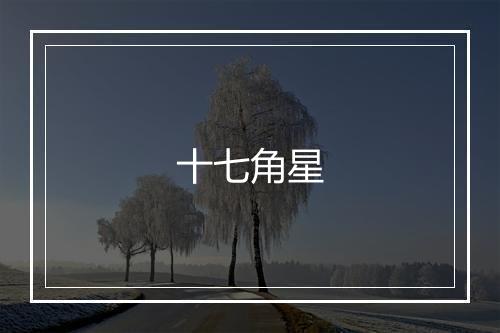 十七角星