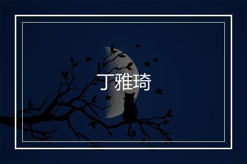 丁雅琦