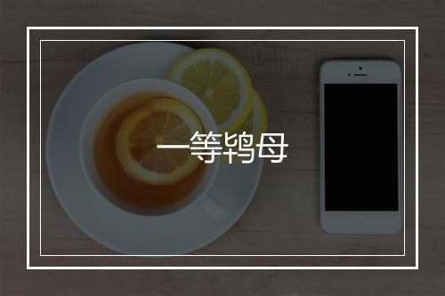 一等鸨母