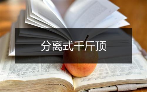 分离式千斤顶