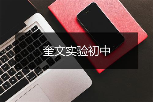 奎文实验初中