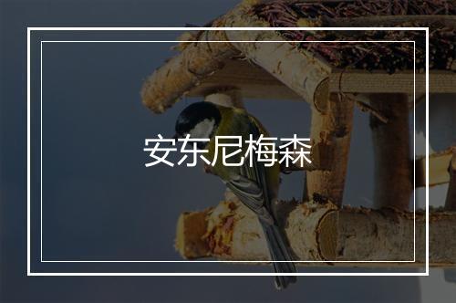 安东尼梅森