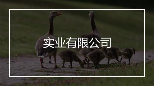 实业有限公司