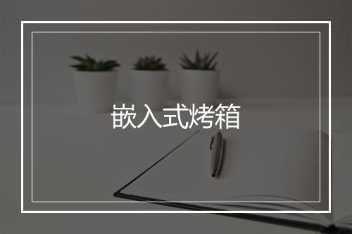 嵌入式烤箱