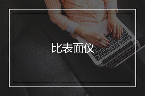 比表面仪