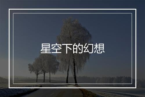 星空下的幻想