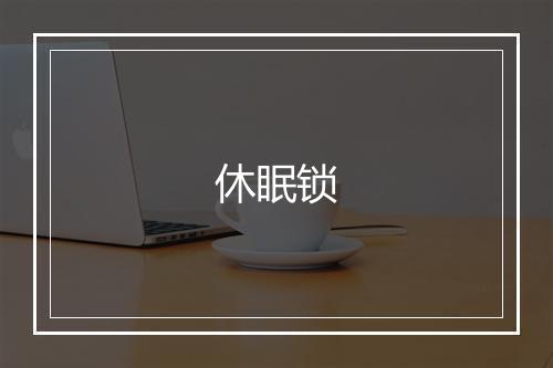 休眠锁