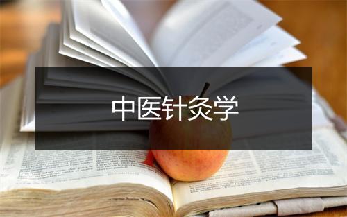 中医针灸学