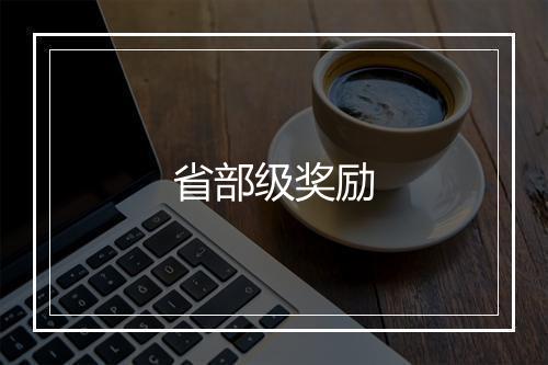 省部级奖励