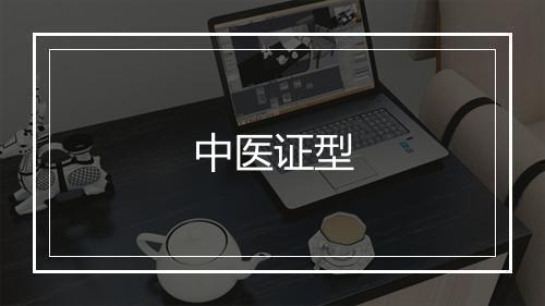 中医证型