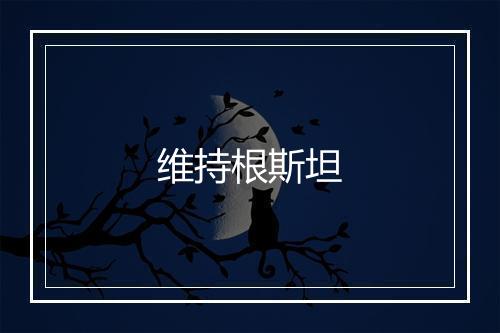 维持根斯坦