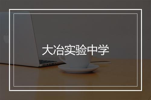 大冶实验中学