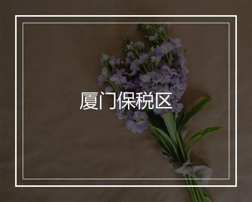 厦门保税区