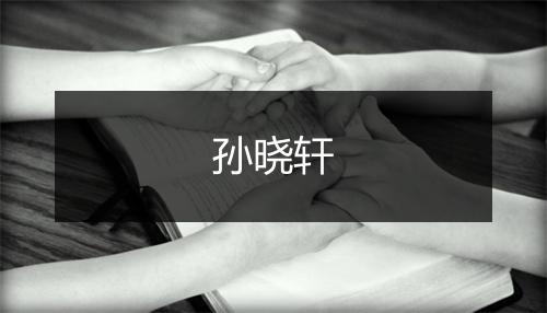 孙晓轩