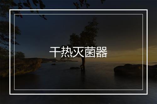 干热灭菌器