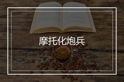 摩托化炮兵