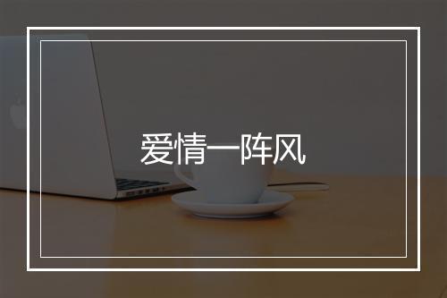 爱情一阵风