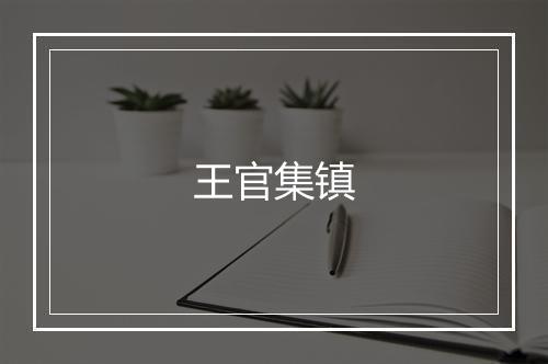 王官集镇