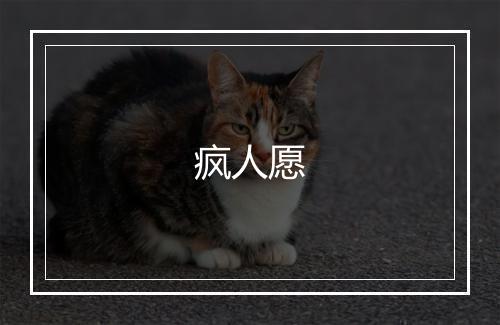 疯人愿