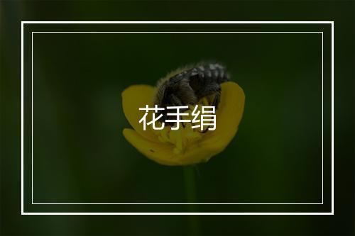 花手绢