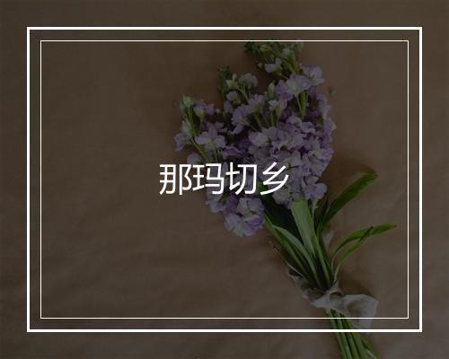 那玛切乡