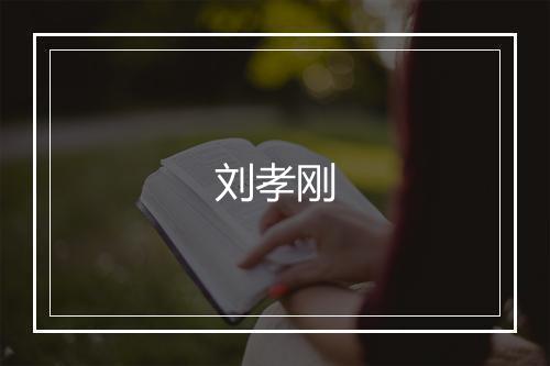 刘孝刚