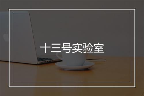 十三号实验室